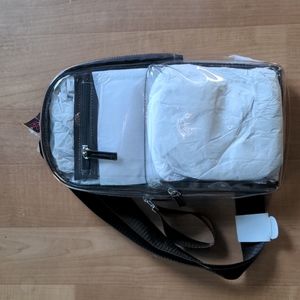 No Boundaries Small Clear Shoulder Wrist Backpack